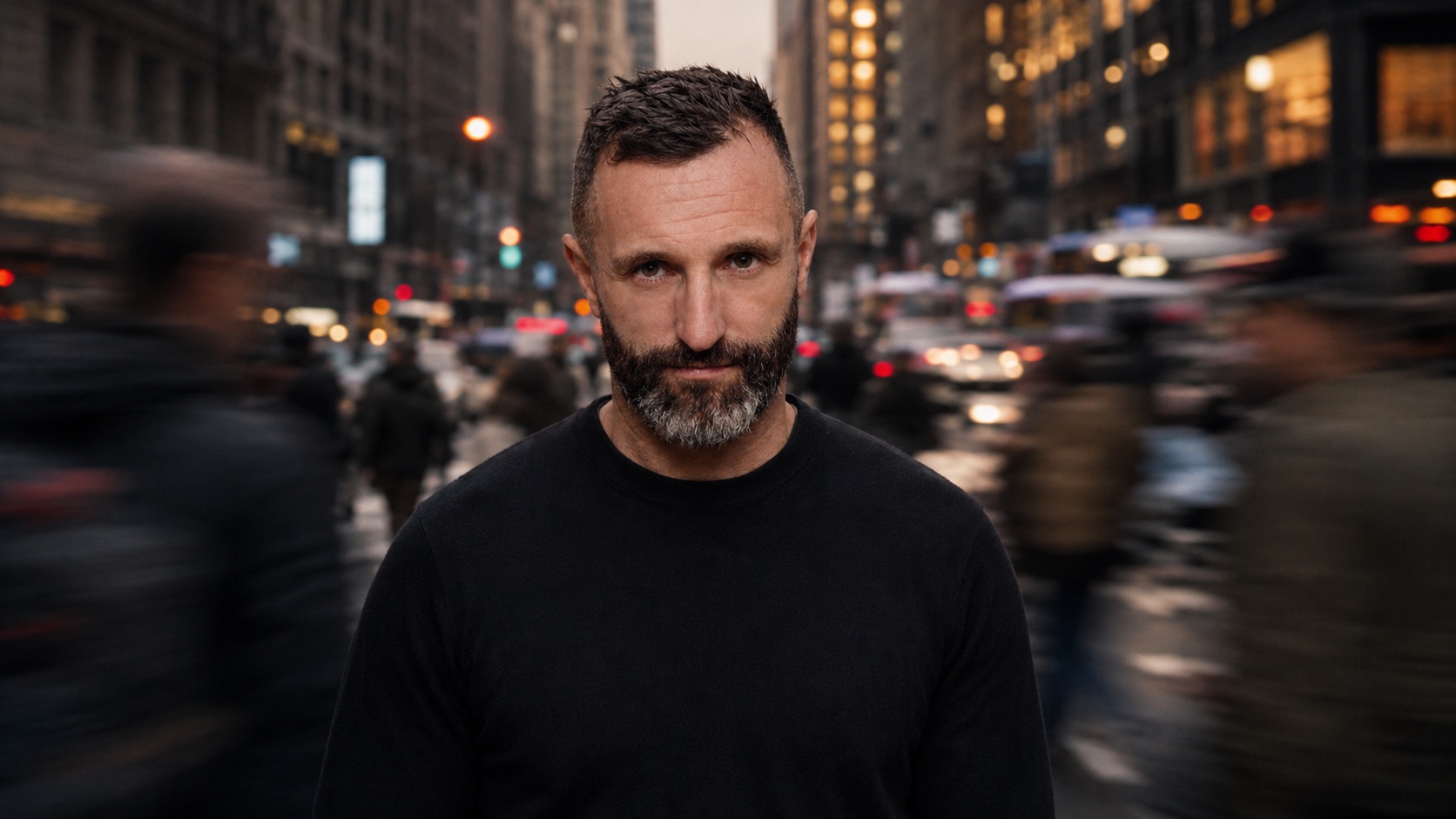 Wilson Meloncelli, wide editorial portrait
